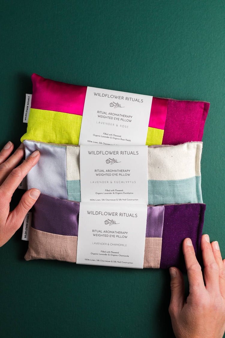 Aromatherapy Weighted Eye Pillow - Chamomile & Lavender