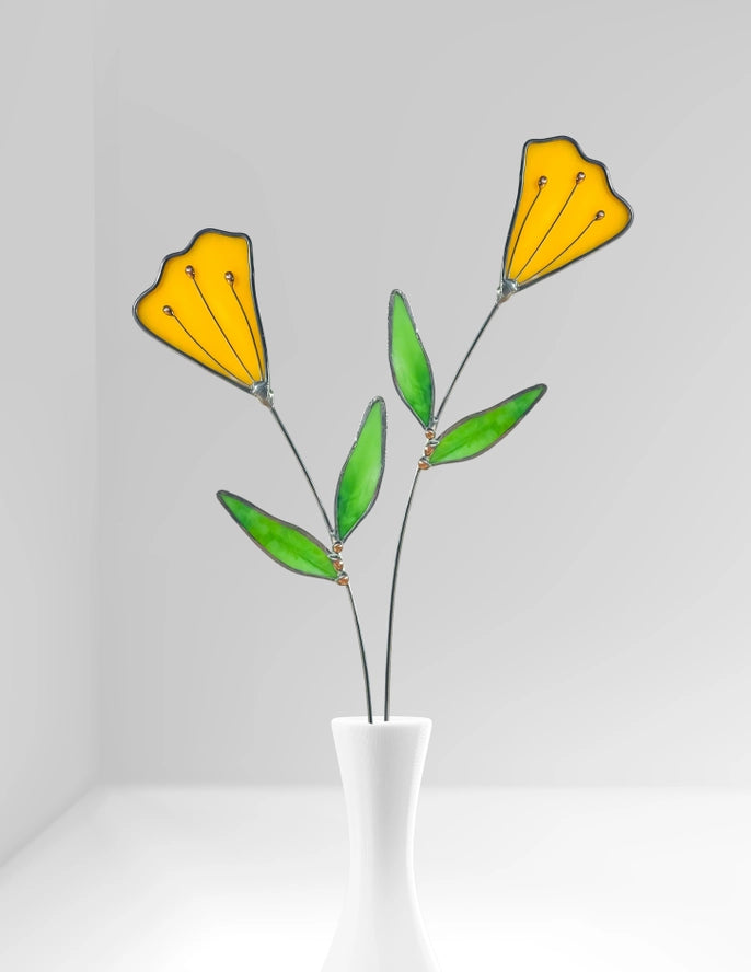 Samara Stained Glass Flowers