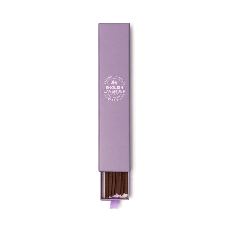 English Lavender Aromatherapy Incense Sticks – 25 Pcs Boxed