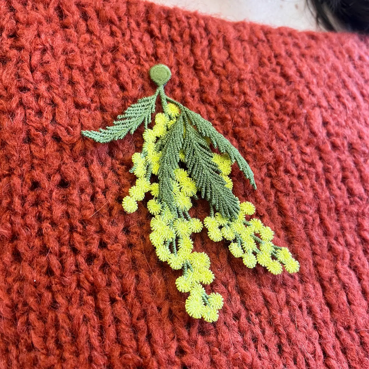 Botanopia Embroidered Brooch