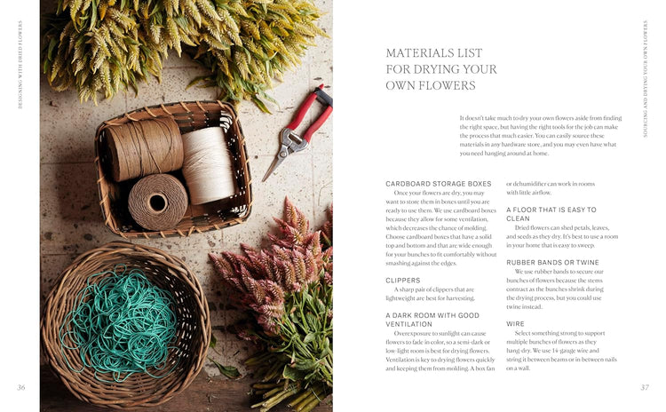 Designing With Dried Flowers Book