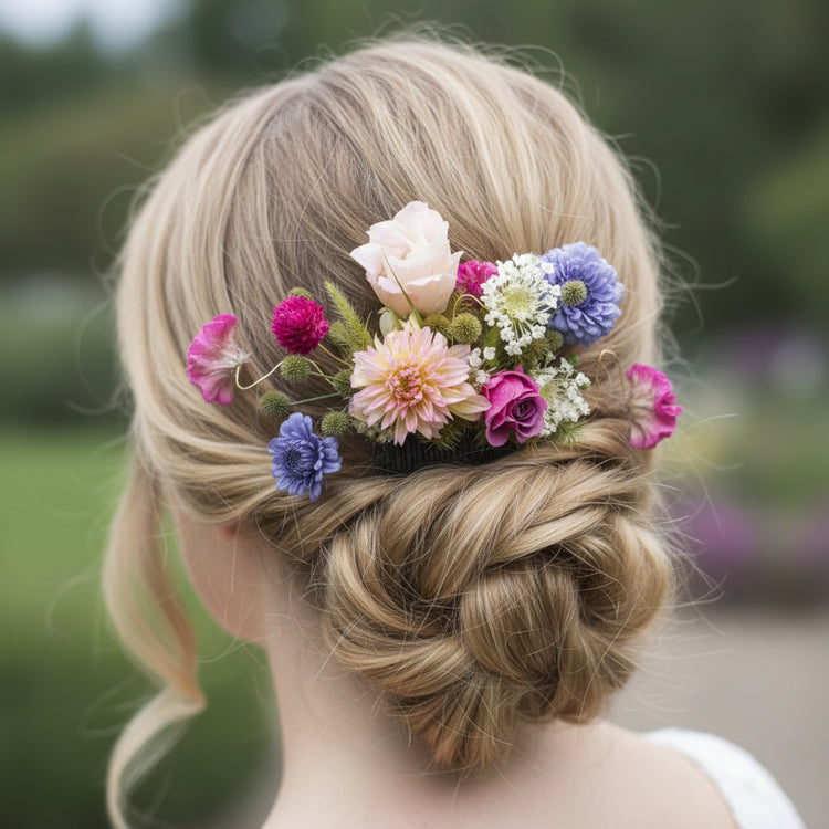 Flower Hair Comb