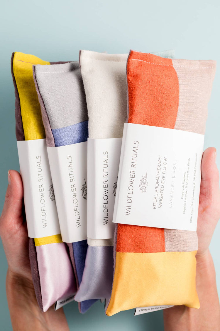 Aromatherapy Weighted Eye Pillow - Chamomile & Lavender