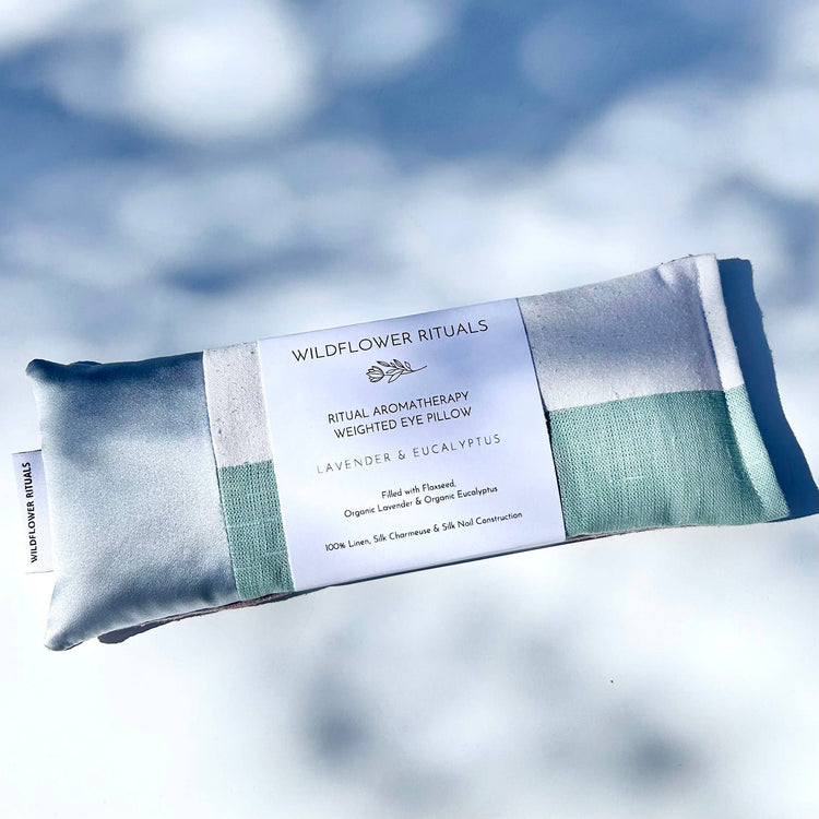 Aromatherapy Weighted Eye Pillow- Eucalyptus & Lavender