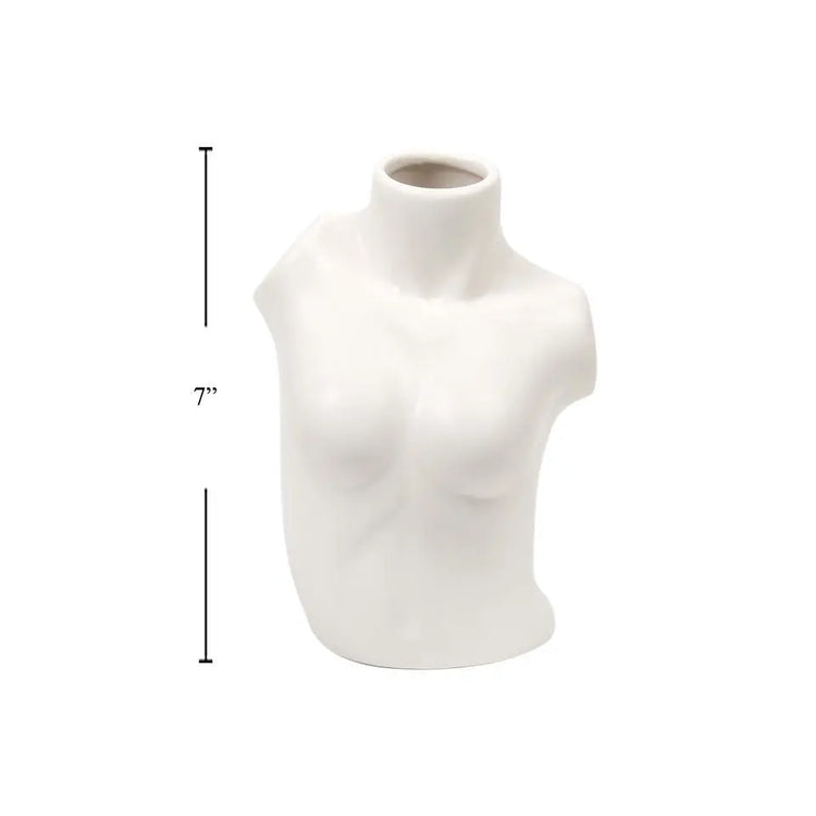 Ceramic Female Figure Vase