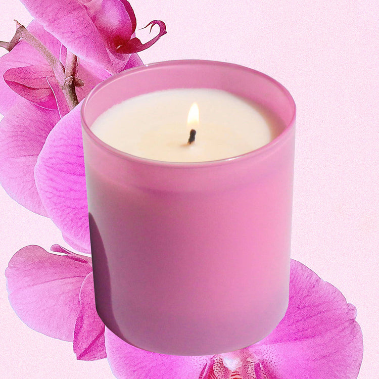 Flora 9 oz. Hue Candle (Wild Orchid) GP Candle