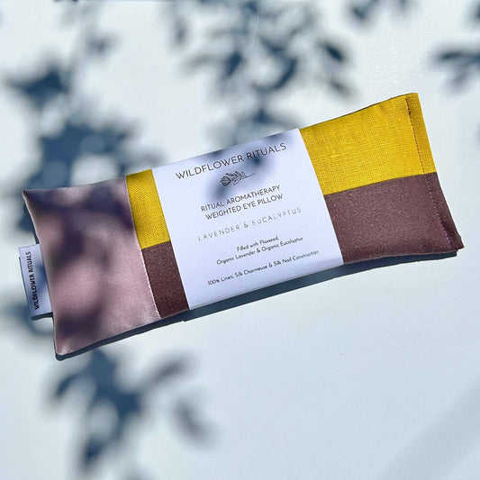 Aromatherapy Weighted Eye Pillow- Eucalyptus & Lavender