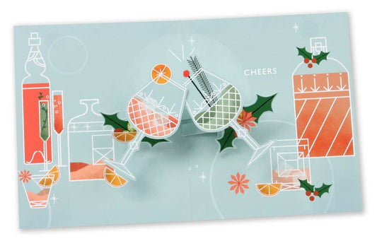 Holiday Spirits Pop-up Card-Cheers!