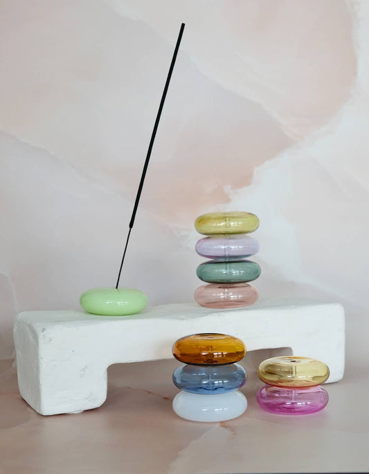 Botanica Glass Bubble Incense Holder