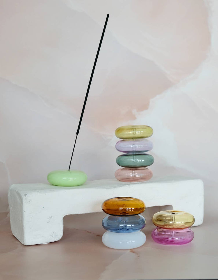 Botanica Glass Bubble Incense Holder