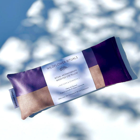 Aromatherapy Weighted Eye Pillow - Chamomile & Lavender