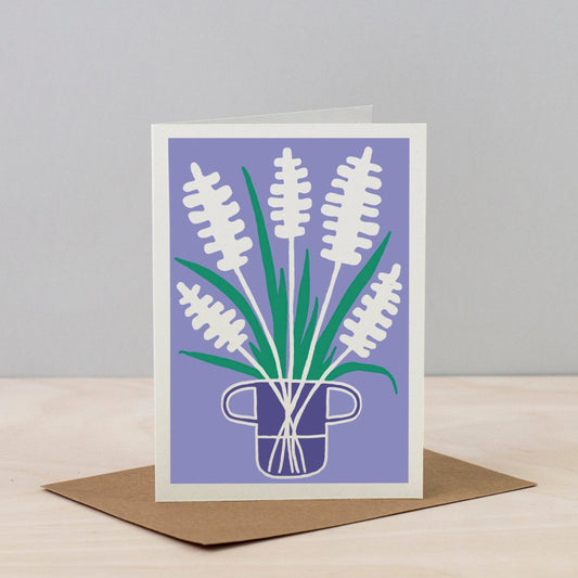 Blank Card - Blumen by Wald Purple