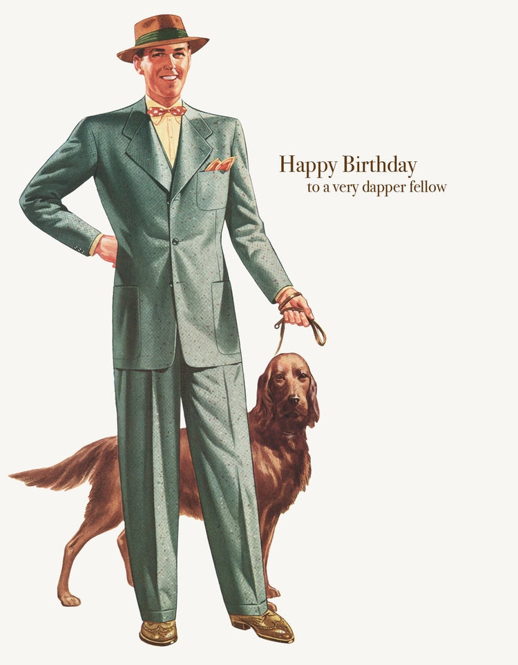 Happy Birthday to a very dapper fellow Card