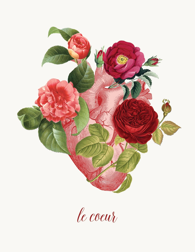 Le Coeur 5x7 Greeting Card