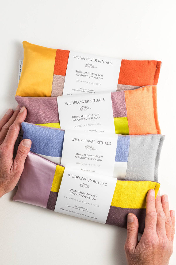 Aromatherapy Weighted Eye Pillow- Eucalyptus & Lavender
