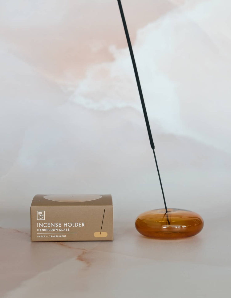 Botanica Glass Bubble Incense Holder
