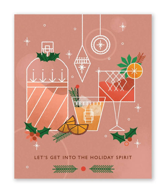 Holiday Spirits Pop-up Card-Cheers!