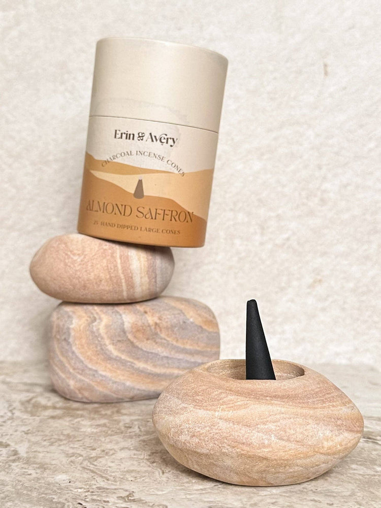 Almond Saffron Incense Cones