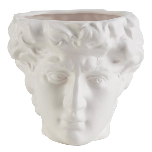 47th & Main - Greek Face Statue