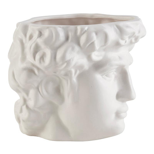 47th & Main - Greek Face Statue