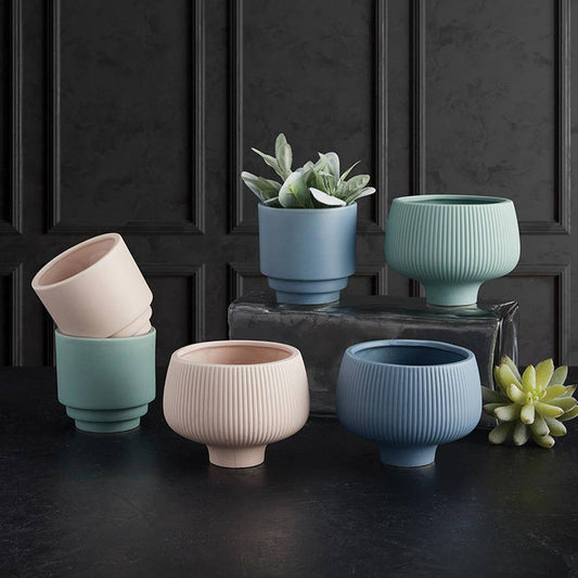 Blue Ceramic Pot