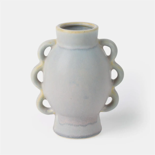 Ceramic Vase with Loop Edges