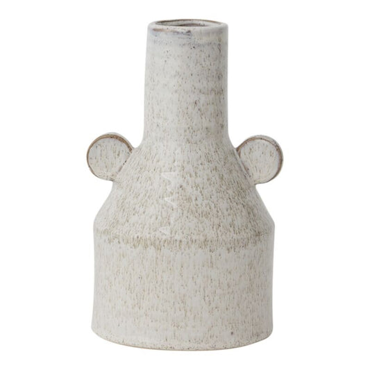 Luka Ceramic White Vase