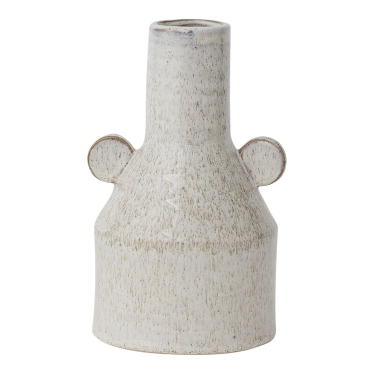 Luka Ceramic White Vase