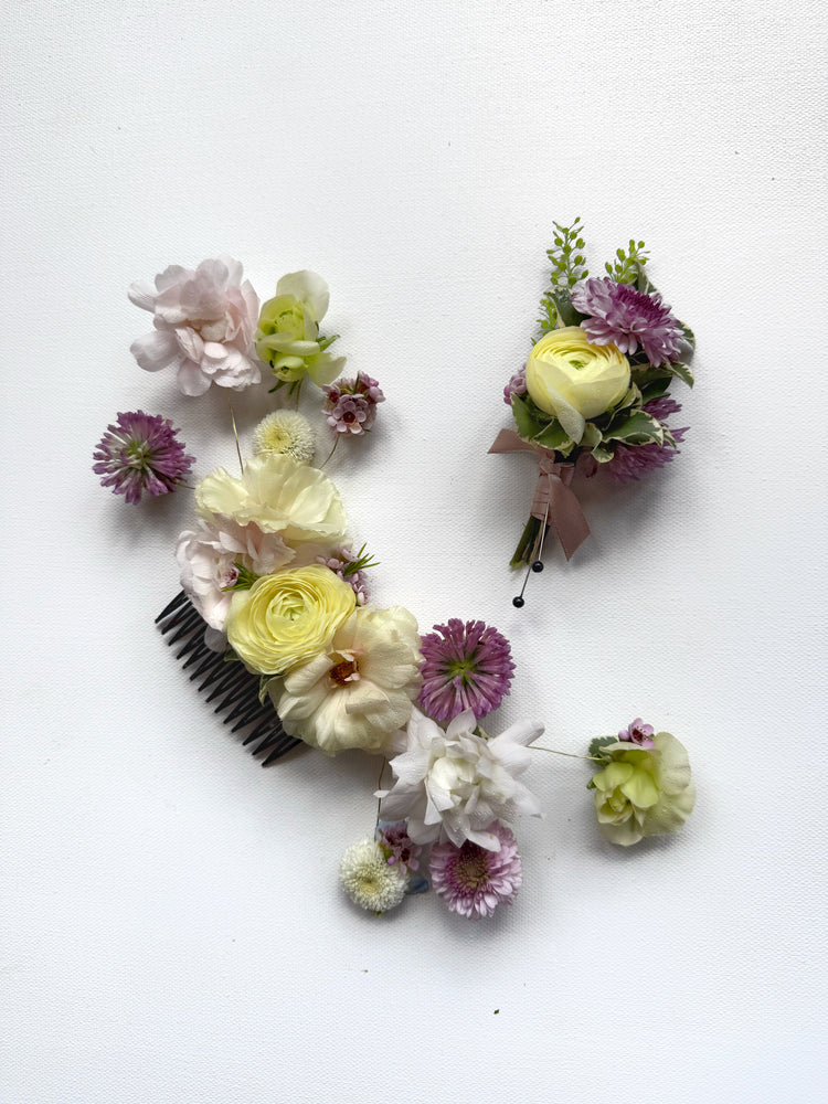 Flower Hair Comb